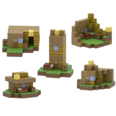 Dziecięcy magnetyczny zestaw konstrukcyjny Minecraft „Tajemniczy Dom” 100 elementów