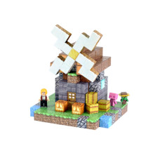 Dziecięcy magnetyczny zestaw konstrukcyjny Minecraft „Młyn” 175 elementów